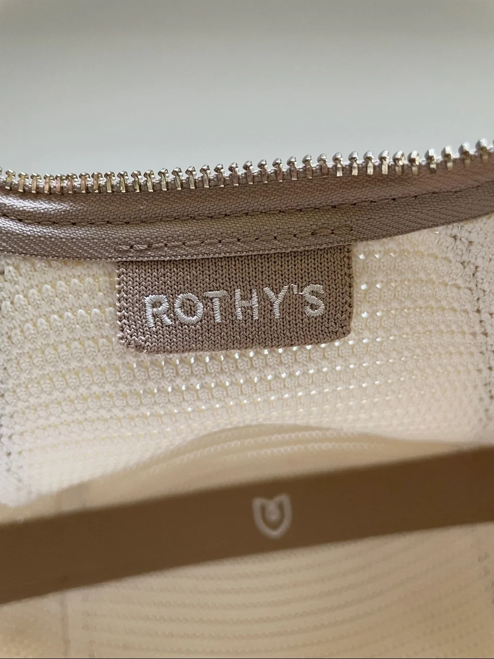 Coastal Quiet Luxury Woven Hobo Shoulder Bag Cream Tan Rothy’s The Crescent Bag